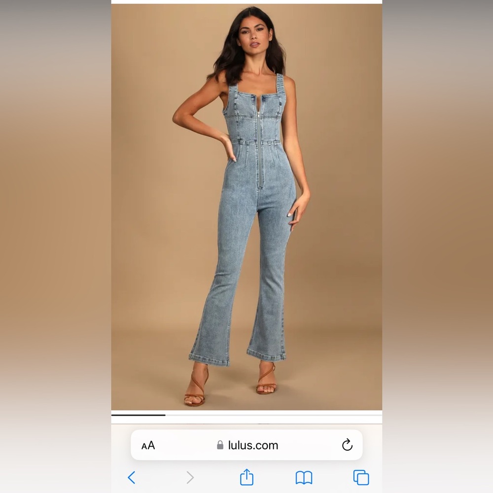 Lulus denim one piece